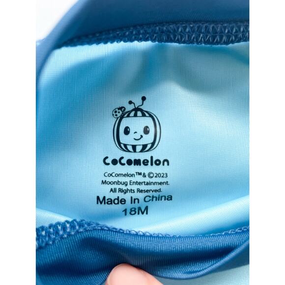 Toddler Boys Cocomelon Short Sleeve Rash Guard Size 18 months - Picture 2 of 4